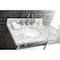 Fauceture KVPB3022M38 30" X 22" Marble Vanity Top W/Undermnt Sink, Carrara Marble KVPB3022M38 - alternate 5